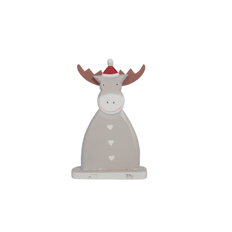 Deer With Christmas Hat And Stand – Image 6
