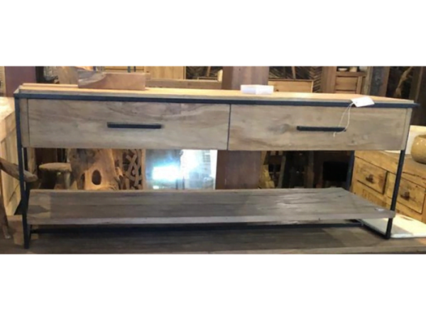TV Dresser Maxi 2 drawer 1 open shelf