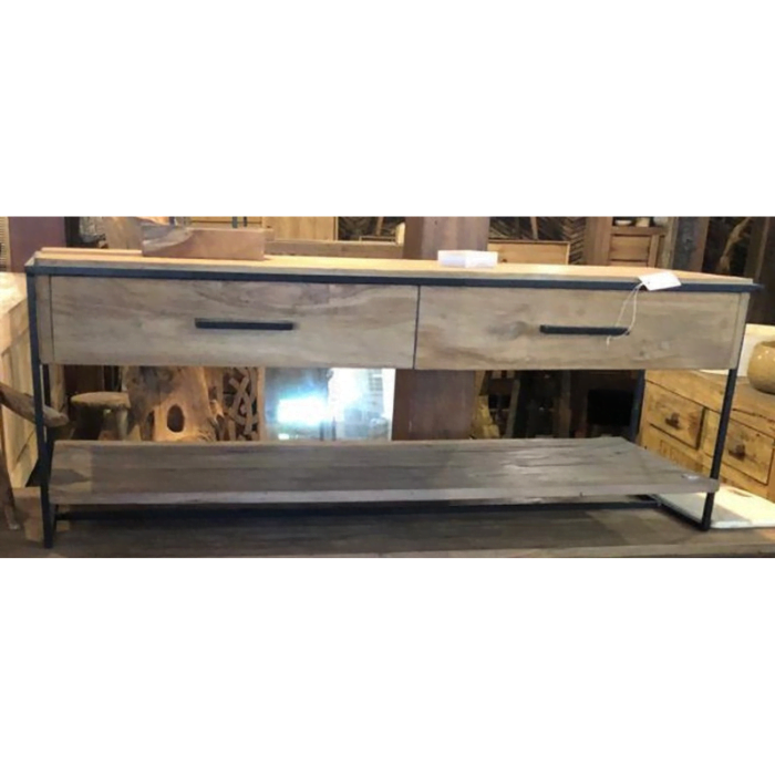TV Dresser Maxi 2 drawer 1 open shelf