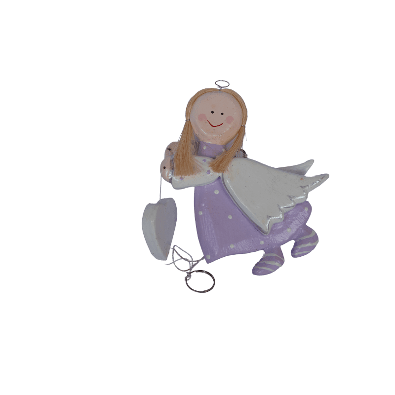 Girl With Heart Ornament