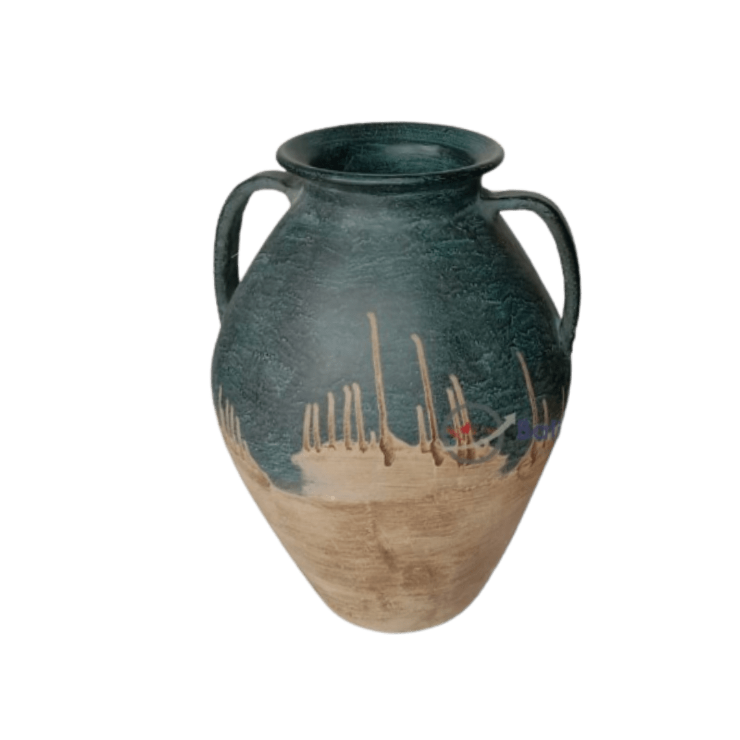 Double Handle Painted Lombok Pot – Image 2