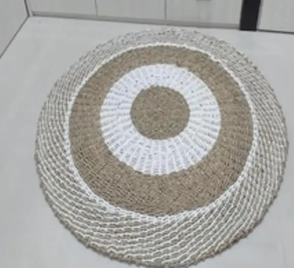 Cream White Seagrass Carpet