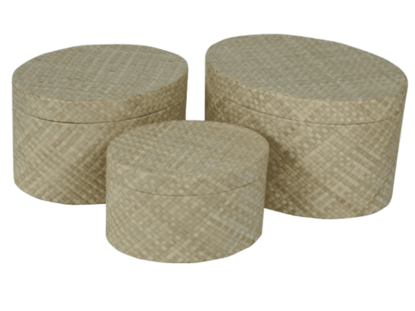 Set of 3 Oval Box