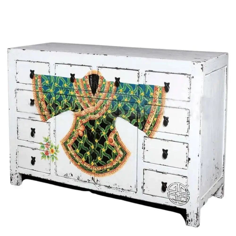 WHITE BUFFET 10 DRW 2 DOOR