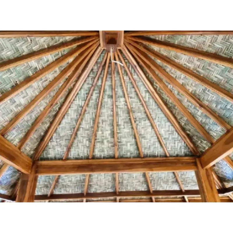 Teak Wood Gazebo with Bali Style 37 - Image 2