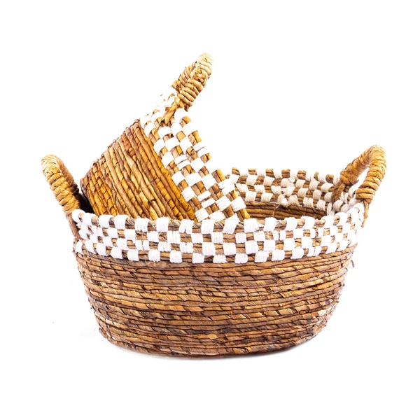 A Set Of 2 Oval Basket - Image 2