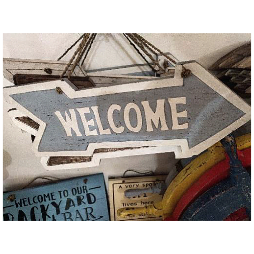 Wall decor "Beach House"Blue