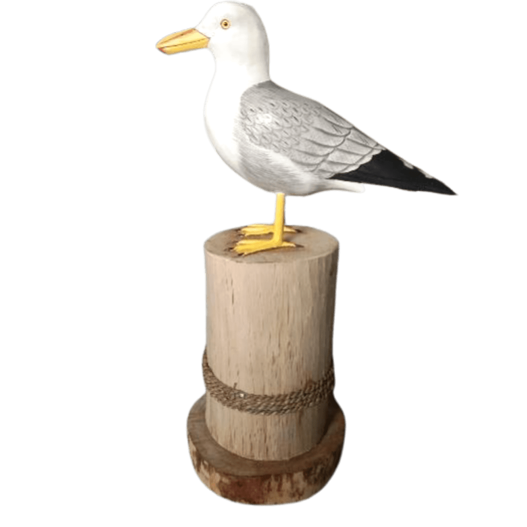 Wooden Seagull Decoration