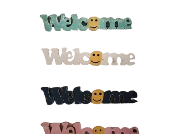 Wall Decor "Welcome" Sign