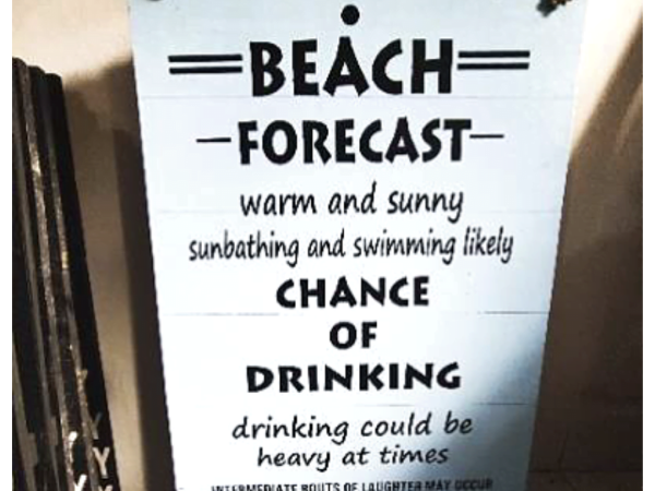 Wall Decor " Beach Forecast"