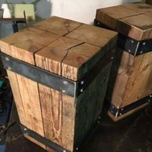 Solid woodstool stool - STOOL LOG