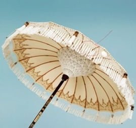 Parasol Umbrella-Cream 2 Bali