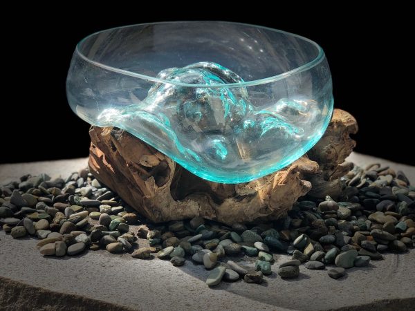 Glass decoration with roots 7