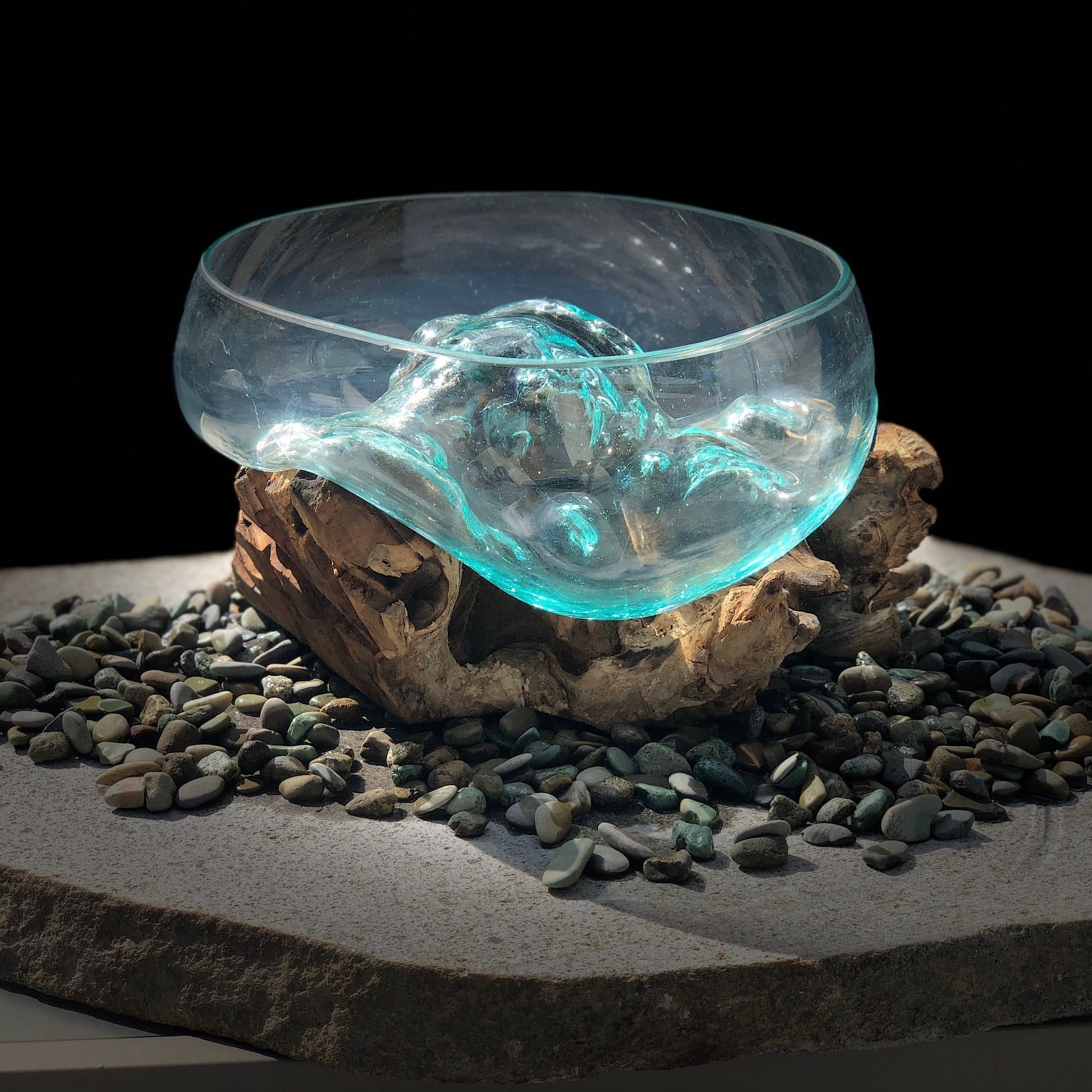 Glass decoration with roots 7