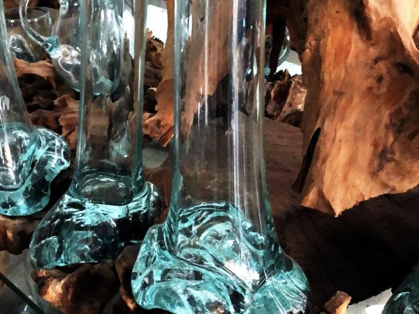 Glass decoration with roots 9