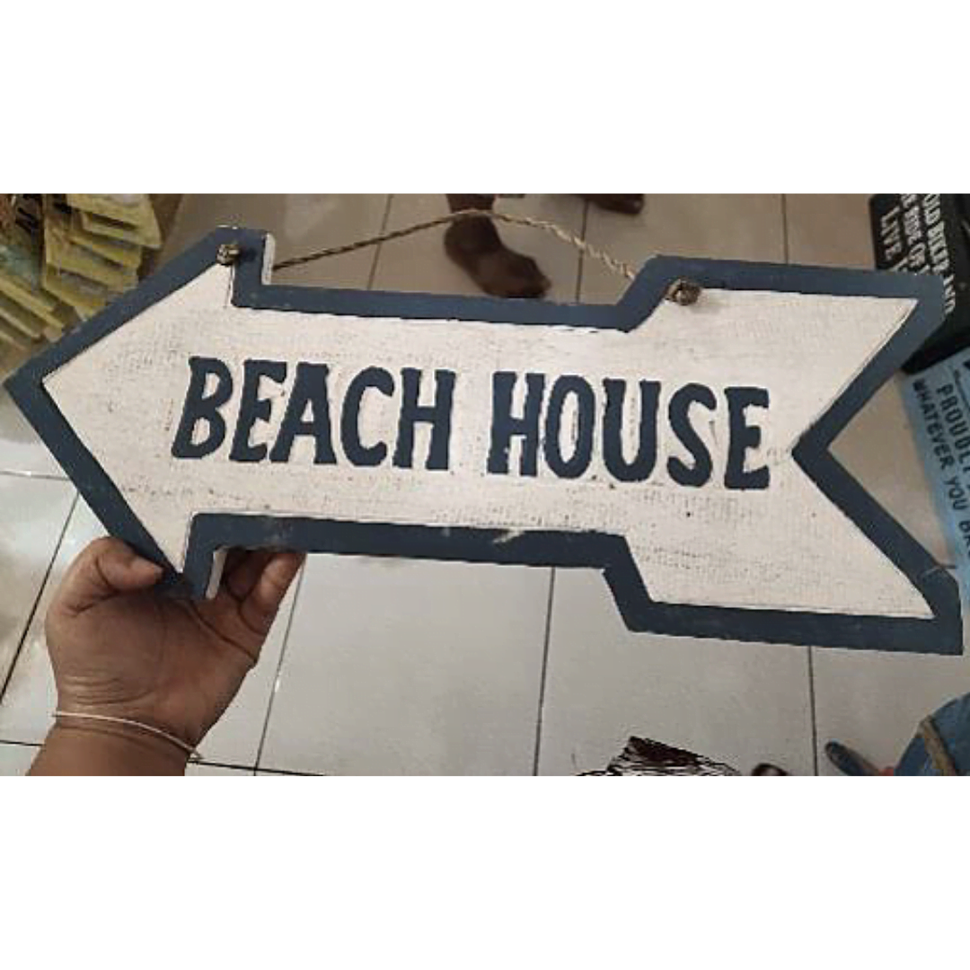 Wall decor "Beach House"White