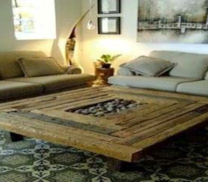 Large hollow center coffee table - Coffee Table