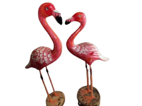 A Set Of 3 Flaminggo