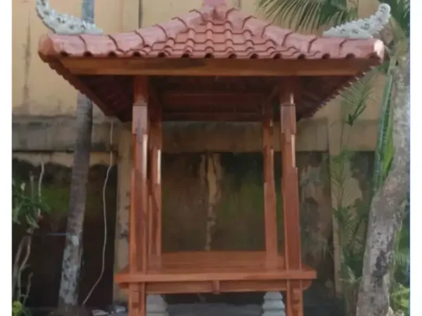 Teak Wood Gazebo with Bali Style 4