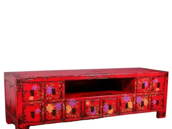 LOWER CABINET 12 DRW W/ MOTIF