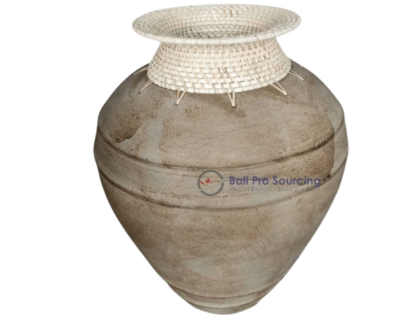 Rattan Neck Lombok Pot