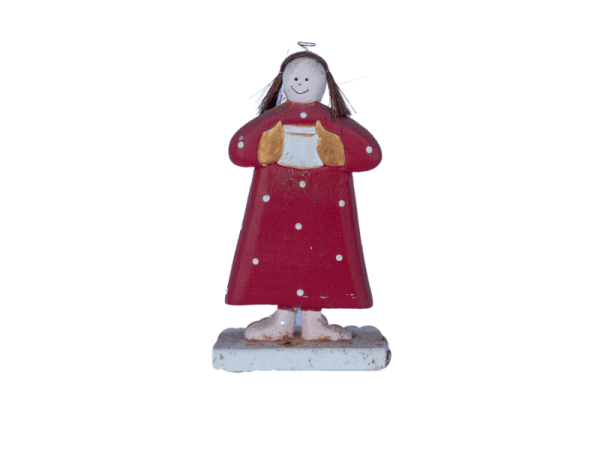 Wooden Girl With Stand
