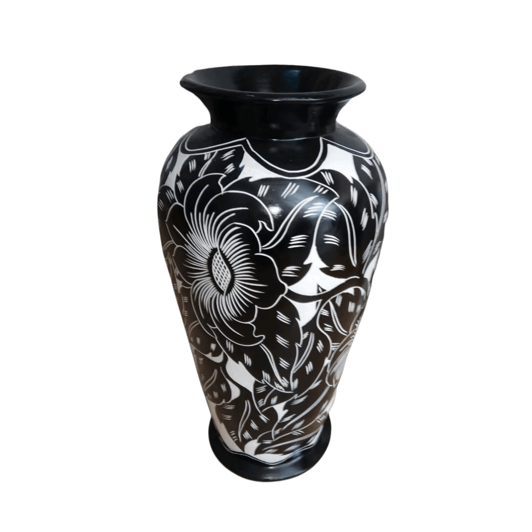 Full Batik Motif Vase Lombok Pot