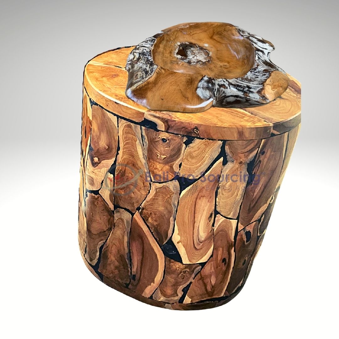 Laura Wooden Round Table