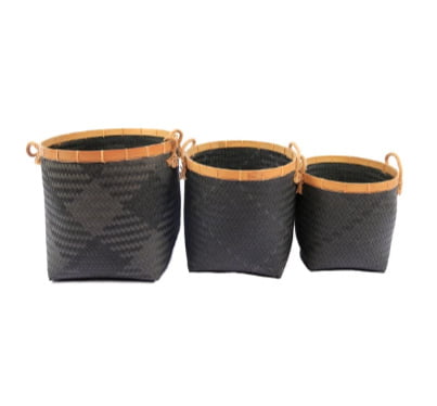 A Set Of 3 Kia Laundry Basket