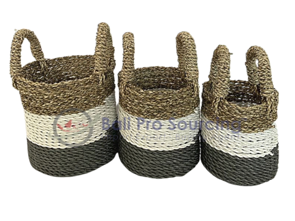 A Set Of 3 Mini Cinta Basket