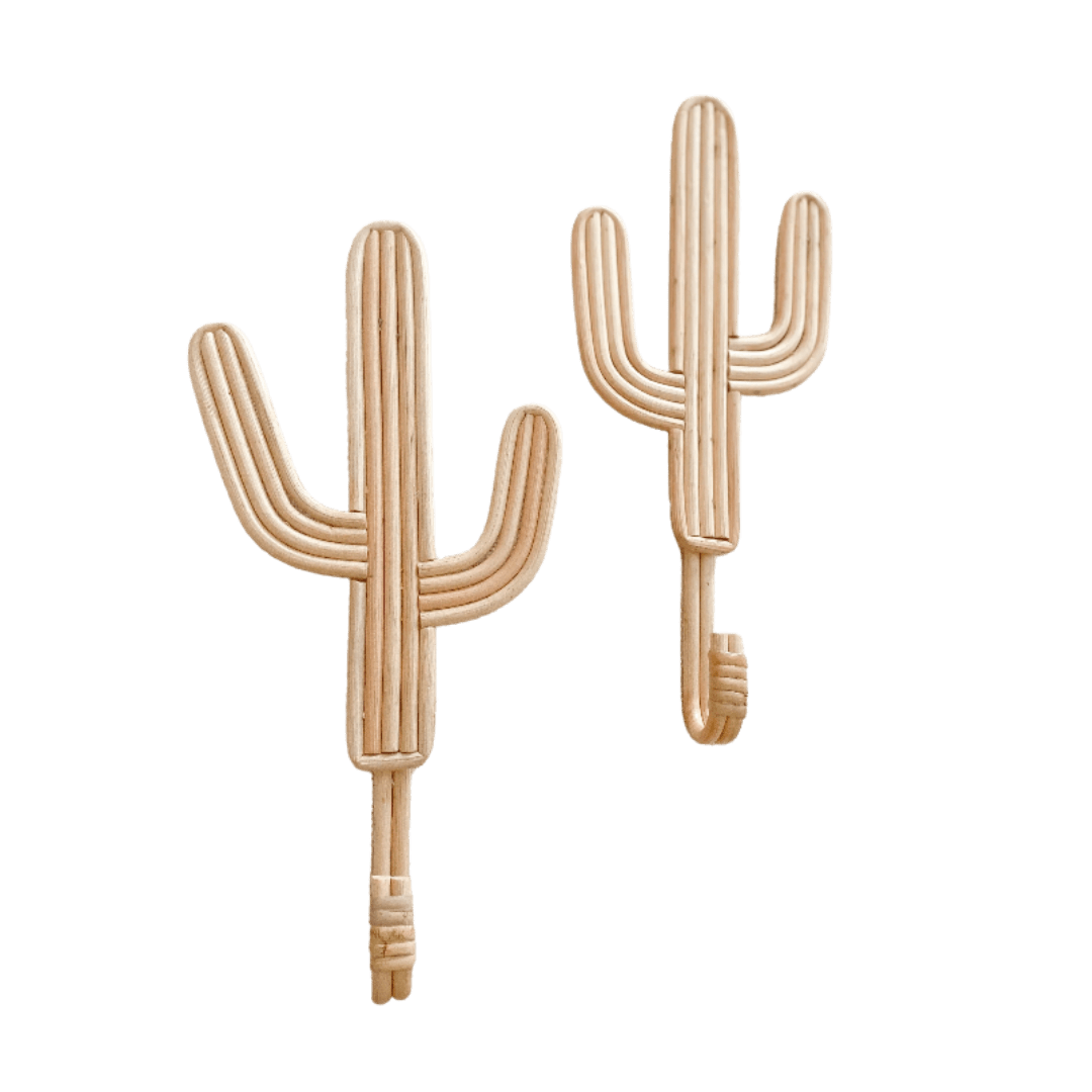 Cactus Rattan Clothes Hanger