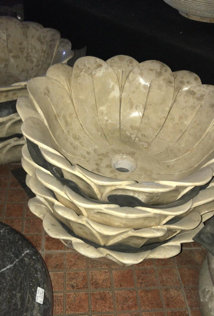 Flower Marble sink