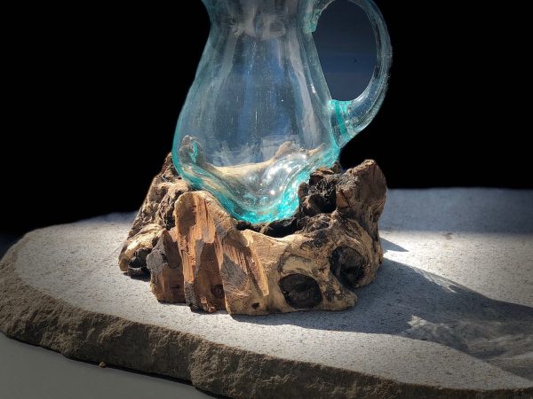 Glass decoration with roots 3