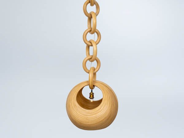 Hanging lampshade with chain - abat-jour suspendues avec chaîne