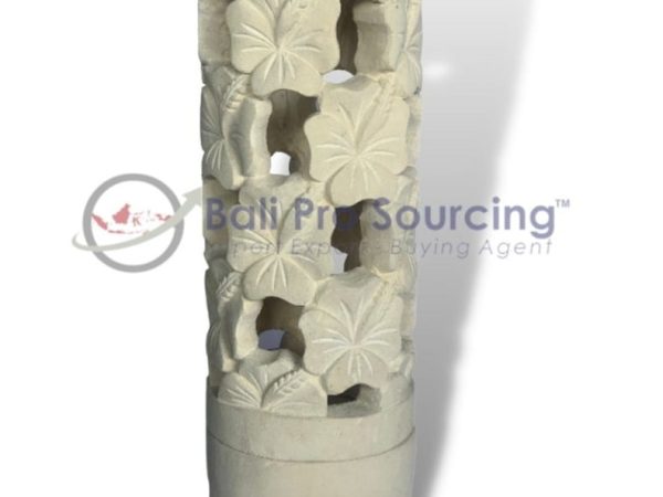 Hibiscus Carved Garden Light