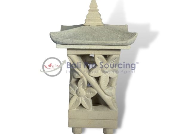 Japanese Lamp Flower Carved