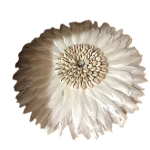 Jumana Feather Shell Juju Head
