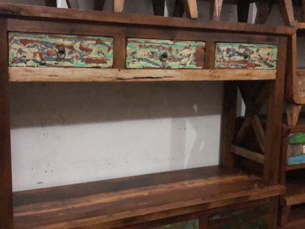 Large wooden Console table