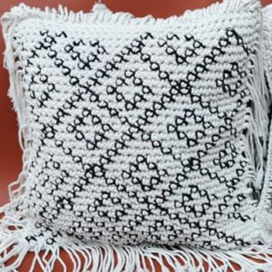 Lombar Macrame Pillow Cover