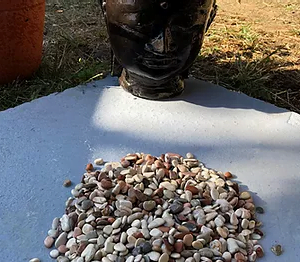 Multy color brown stone 10kg/sac