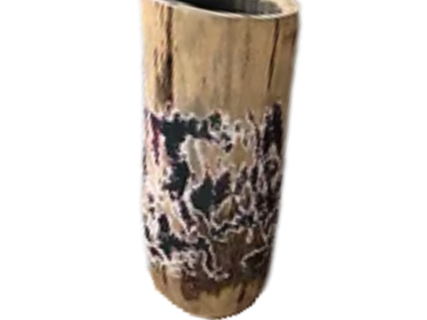 Palm pot - Pot en Palmier et écorces