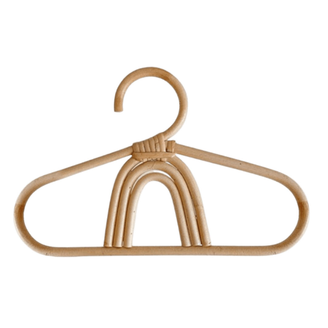 Rainbow Rattan Clothes Hanger