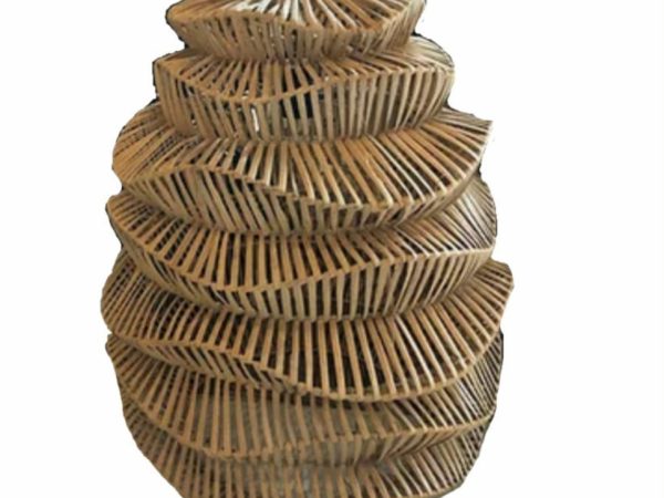 Ratan's tumpuk hanging lamp