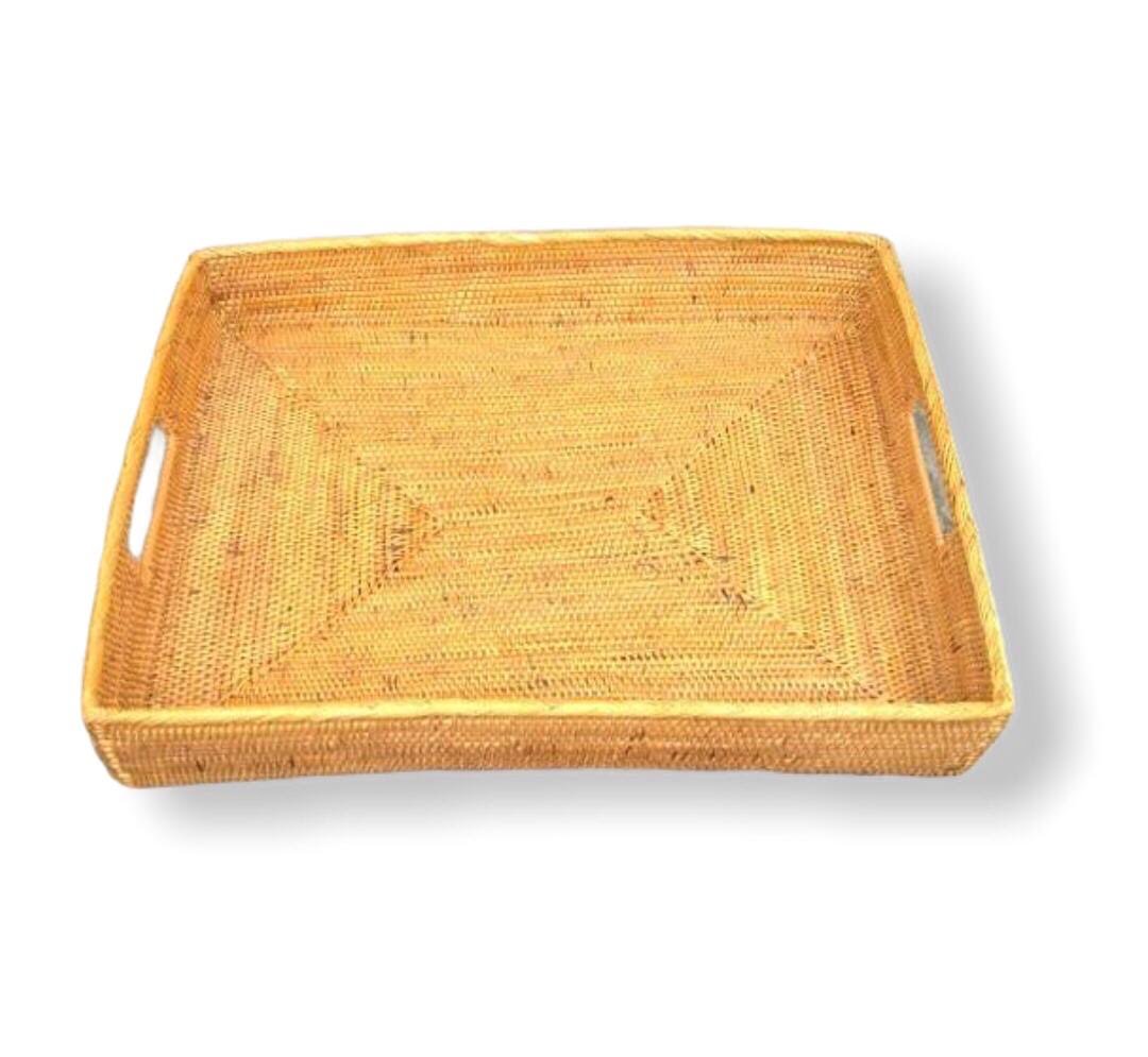 Rattan tray