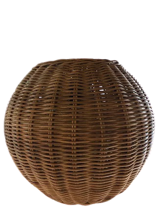 Rattan's  small wall lamp