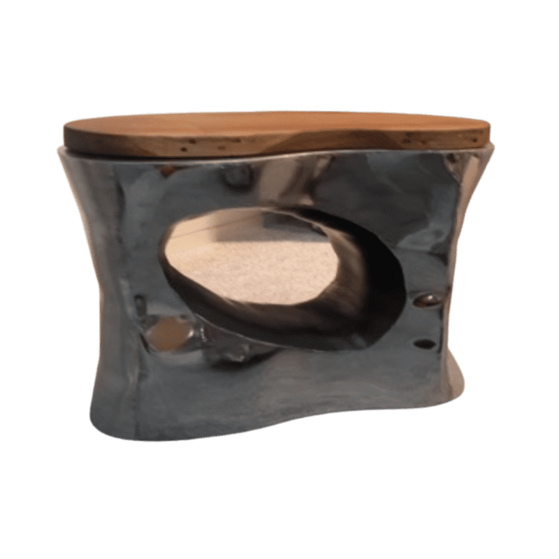 Retro Stainless Stool