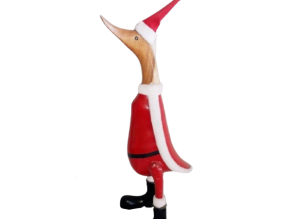Santa Clous Wooden Duck