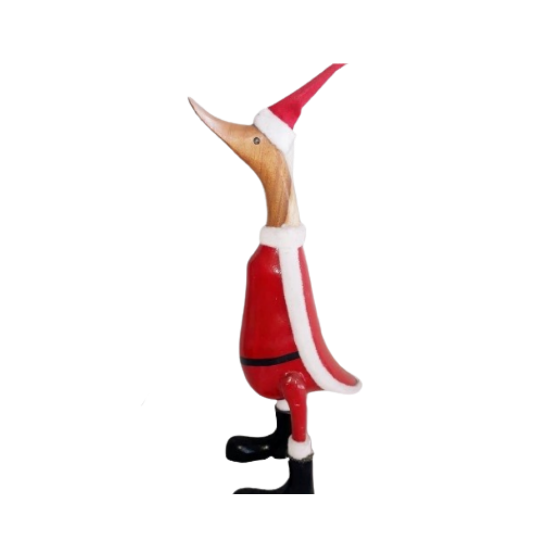Santa Clous Wooden Duck