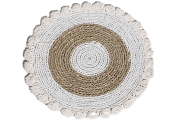 Seagrass Placemat With Macrame