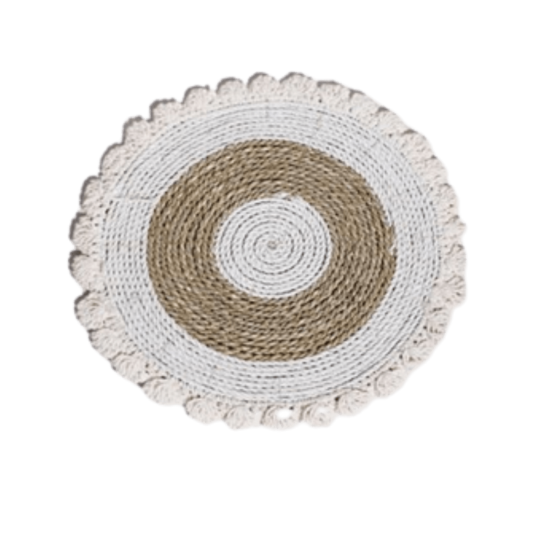 Seagrass Placemat With Macrame